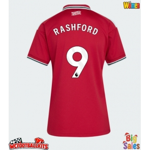 Manchester United Marcus Rashford #9 Replica Home Stadium Shirt for Women 2026-27 Short Sleeve